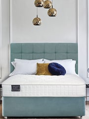 Sleepeezee Green Memory Ultra 2500 Mattress and 2 Drawer Divan Base Set - Image 1 of 2