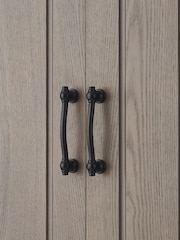 Teamson Home Brown Russell Wooden Bathroom Storage Wall Cabinet Unit - Image 6 of 6