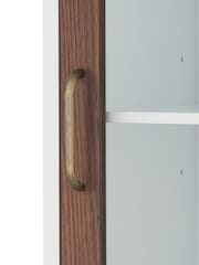 Teamson Home Brown Tyler Wooden Bathroom Tall Linen Storage Cabinet Unit - Image 3 of 4