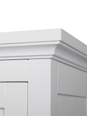 Teamson Home White Wooden Bathroom Storage Wall Medicine Cabinet Unit - Image 6 of 6