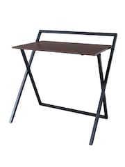 Teamson Home Brown Foldable Wooden Writing Home Office Desk - Image 4 of 4