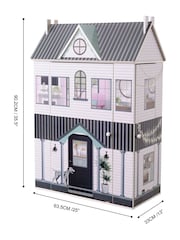 Teamson Home White Kids Mansion Wooden Interactive Doll House - Image 3 of 6