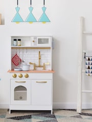Teamson Home White Boston Interactive Wooden Play Kitchen Set - Image 1 of 6