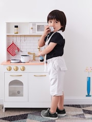 Teamson Home White Boston Interactive Wooden Play Kitchen Set - Image 3 of 6