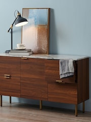 Teamson Home Brown Ashton Wooden Sideboard, TV Cabinet with Storage - Image 1 of 4