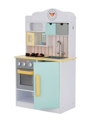 Teamson Home Blue Interactive Wooden Play Kitchen Set - Image 5 of 6
