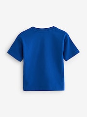 Cobalt Blue Simple Short Sleeve T-Shirt (3mths-7yrs) - Image 7 of 8