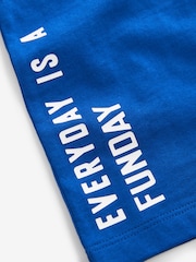 Cobalt Blue Simple Short Sleeve T-Shirt (3mths-7yrs) - Image 8 of 8