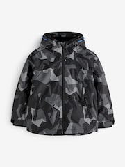 Black Camo Print Anorak - Image 1 of 1