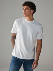 White Lightweight Regular Fit Soft Touch Lightweight T-Shirt - Image 2 of 8