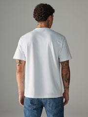 White Lightweight Regular Fit Soft Touch Lightweight T-Shirt - Image 3 of 8