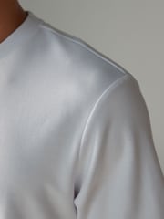 White Lightweight Regular Fit Soft Touch Lightweight T-Shirt - Image 5 of 8