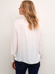 Cream Nola Loose Sleeve Button White Shirt - Image 3 of 6