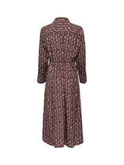 Cream Orange Tiah Long Sleeve Maxi Dress - Image 4 of 4