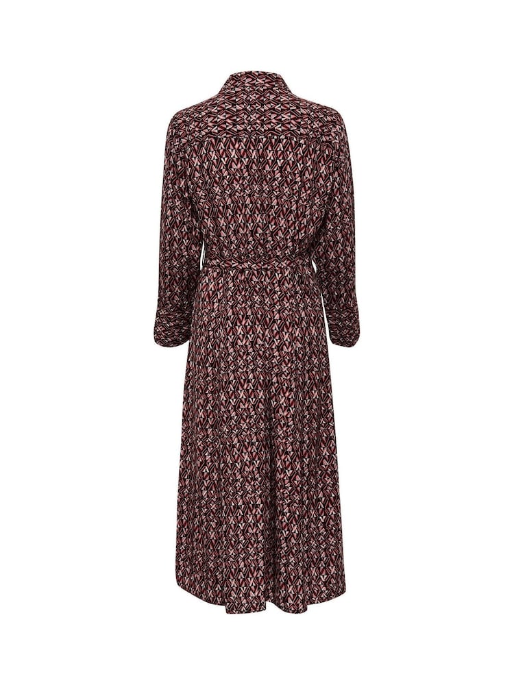 Cream Orange Tiah Long Sleeve Maxi Dress - Image 4 of 4