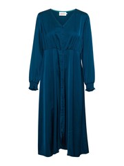 Cream Blue Flivio Long Sleeve Midi Dress - Image 4 of 5