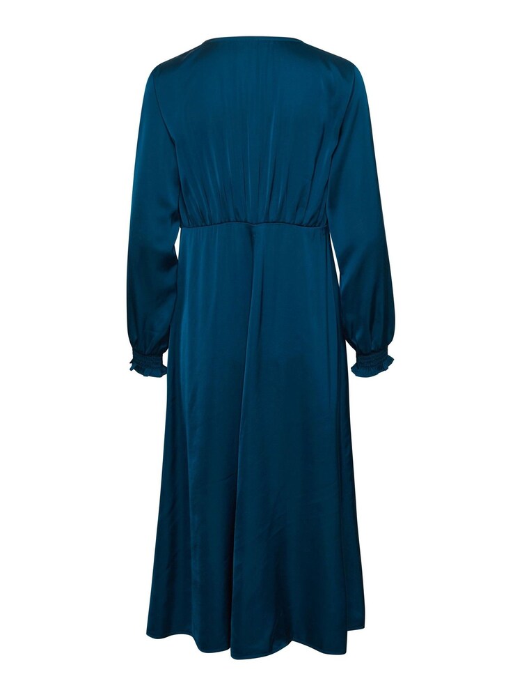 Cream Blue Flivio Long Sleeve Midi Dress - Image 5 of 5