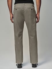 Stone Slim Fit Premium Soft Touch Chino Trousers - Image 3 of 8