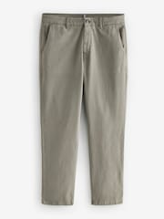 Stone Slim Fit Premium Soft Touch Chino Trousers - Image 8 of 8