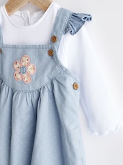 Blue Character Baby Dungarees & Bodysuit Set (0mths-3yrs) - Image 4 of 8