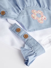 Blue Character Baby Dungarees & Bodysuit Set (0mths-3yrs) - Image 5 of 8