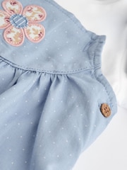 Blue Character Baby Dungarees & Bodysuit Set (0mths-3yrs) - Image 6 of 8