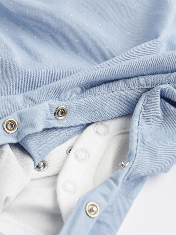 Blau, mit Figur - Set aus Latzhose und Body für Babys (0 M.–2 J.) - Bild 8 von 8 Blau, mit Figur - Set aus Latzhose und Body für Babys (0 M.–2 J.) - Bild 8 von 8