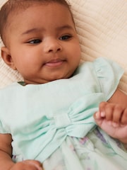 أخضر زهور - قطعة كاملة للبيبي (0أشهر-2 سنوات) - صورة 3 من 7