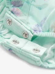 أخضر زهور - قطعة كاملة للبيبي (0أشهر-2 سنوات) - صورة 7 من 7