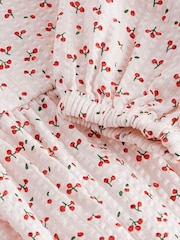 Red/White Cherry Print Baby Bloomer Romper (0mths-3yrs) - Image 6 of 6