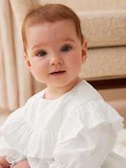 White Baby Bloomer Romper (0mths-3yrs) - Image 3 of 7