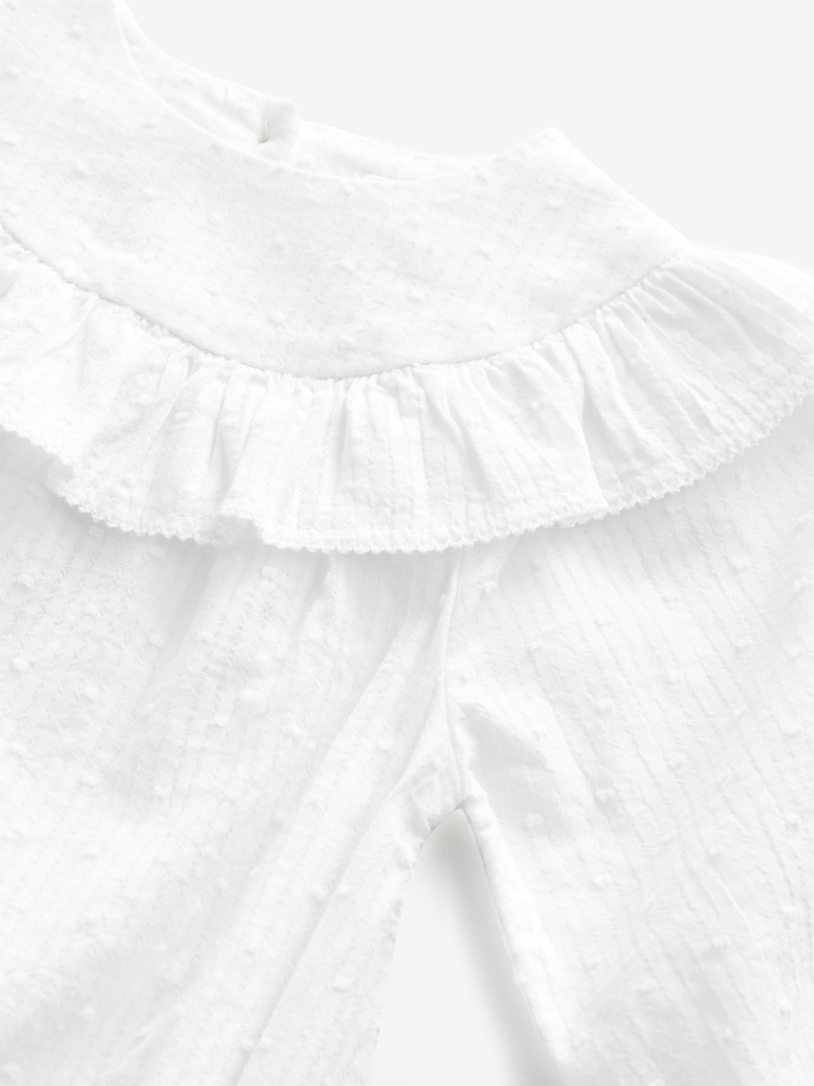 White Baby Bloomer Romper (0mths-3yrs) - Image 7 of 7