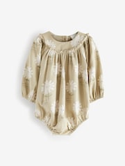 Sage Green Baby Bloomer Romper (0mths-3yrs) - Image 2 of 3