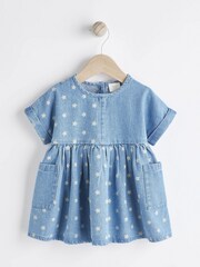Blue Star Denim Baby Dress (0mths-2yrs) - Image 1 of 6