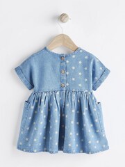 Blue Star Denim Baby Dress (0mths-2yrs) - Image 2 of 6