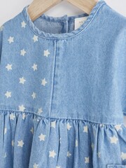 Blue Star Denim Baby Dress (0mths-2yrs) - Image 3 of 6