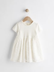 Ecru Occasion Baby Dress (0mths-2yrs) - Image 1 of 6