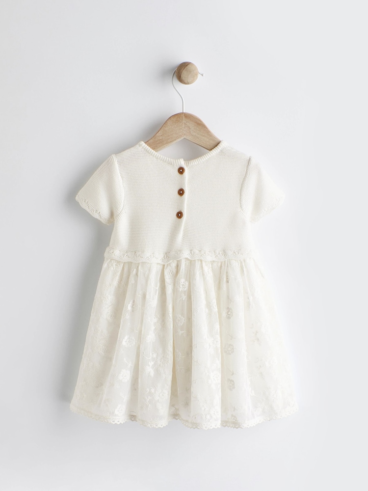 Ecru Occasion Baby Dress (0mths-2yrs) - Image 2 of 6