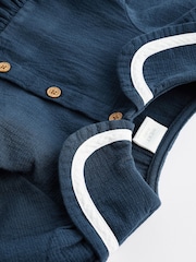 Navy Blue Sailor Baby Dress (0mths-2yrs) - Image 5 of 8