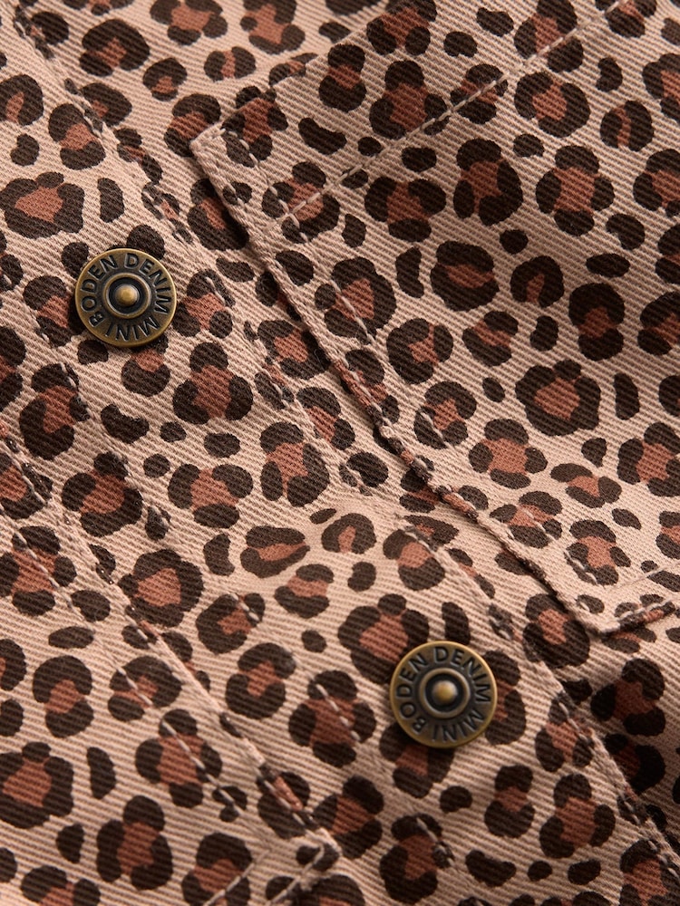 Boden Brown Denim Shirt Dress - Image 3 of 3