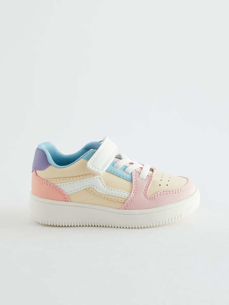 Multi Pastel Lifestyle Trainers - Image 2 of 5