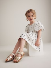 Gold Standard Fit (F) Leather Buckle Sandals - Image 2 of 7