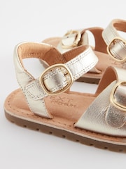 Gold Standard Fit (F) Leather Buckle Sandals - Image 7 of 7