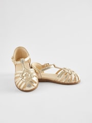 Gold Fisherman Occasion Sandals - Image 1 of 5