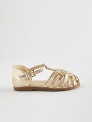 Gold Fisherman Occasion Sandals - Image 2 of 5