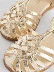 Gold Fisherman Occasion Sandals - Image 4 of 5