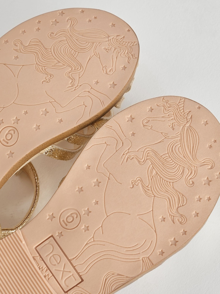 Gold Fisherman Occasion Sandals - Image 5 of 5