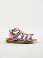 Rainbow Leather Gladiator Sandals - Image 2 of 6