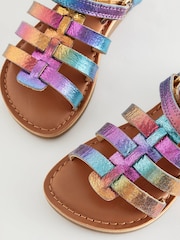 Rainbow Leather Gladiator Sandals - Image 5 of 6