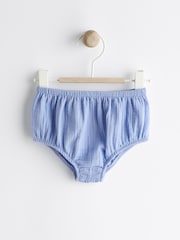 Blue Woven Baby Shirt and Knickers Set (0mths-3yrs) - Image 2 of 8